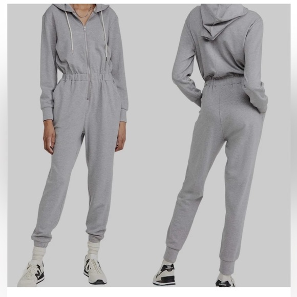 WeWoreWhat Pants - WeWoreWhat Revolve Women's Leisure Pantsuit  Grey Size Medium Travel Vacation